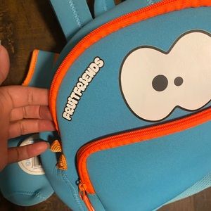 New Kids Fruit Friends Backpack with water bottle holder